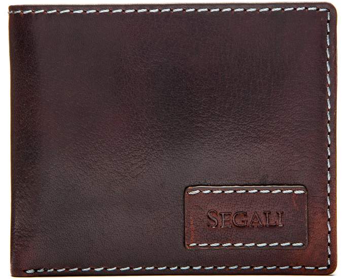 Pánská peněženka kožená SEGALI 1031 hnědá