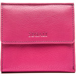 Dámská peněženka kožená SEGALI 60337 hot pink