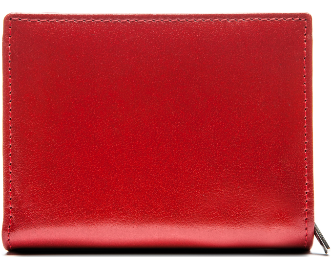 Dámská kožená peněženka SEGALI 61420 červená/černá