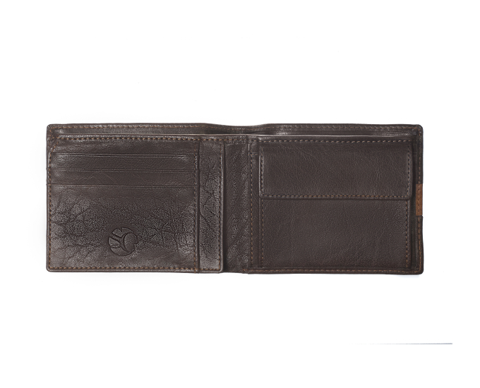 Pánská kožená peněženka SEGALI 81096 hnědá