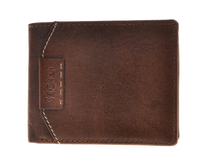 Pánská kožená peněženka SEGALI 50758 hnědá