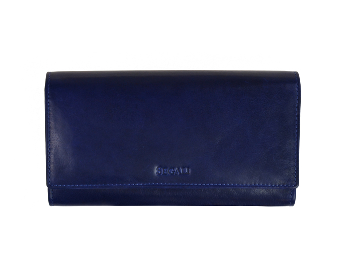 Dámská peněženka kožená SEGALI 28 modrá