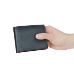 Pánská kožená peněženka SEGALI 614538 černá/červená