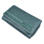 Dámská kožená peněženka SEGALI 1770 turk. zelená