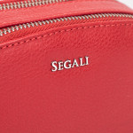 Dámská kabelka kožená SEGALI 12 červená