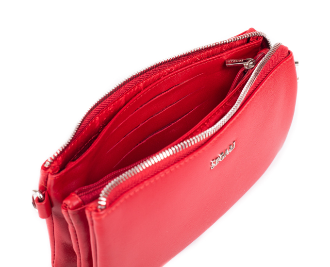 Dámská kabelka kožená SEGALI 8003 červená