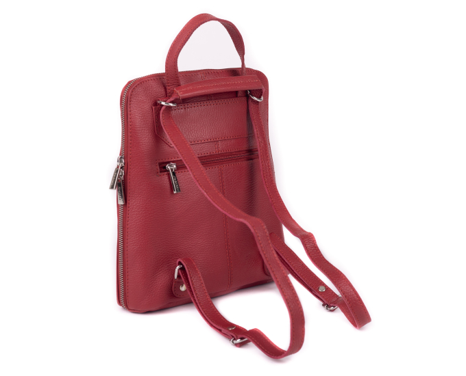 Dámský batoh kožený SEGALI 9062 rojo