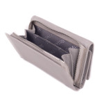 Dámská peněženka kožená SEGALI 7074 B šedá