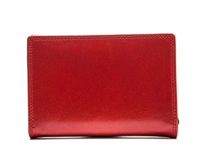 Dámská peněženka kožená SEGALI 100 B červená/černá