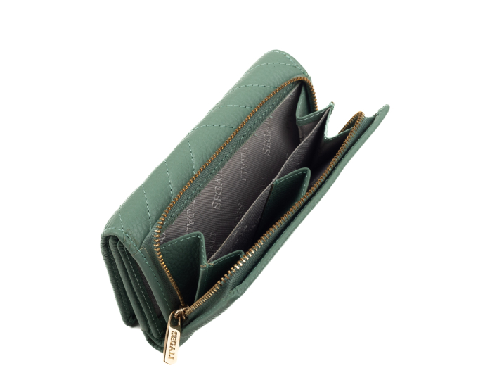 Dámská peněženka kožená SEGALI 50512 lt.green
