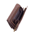 Dámská peněženka kožená SEGALI 50514 dark taupe